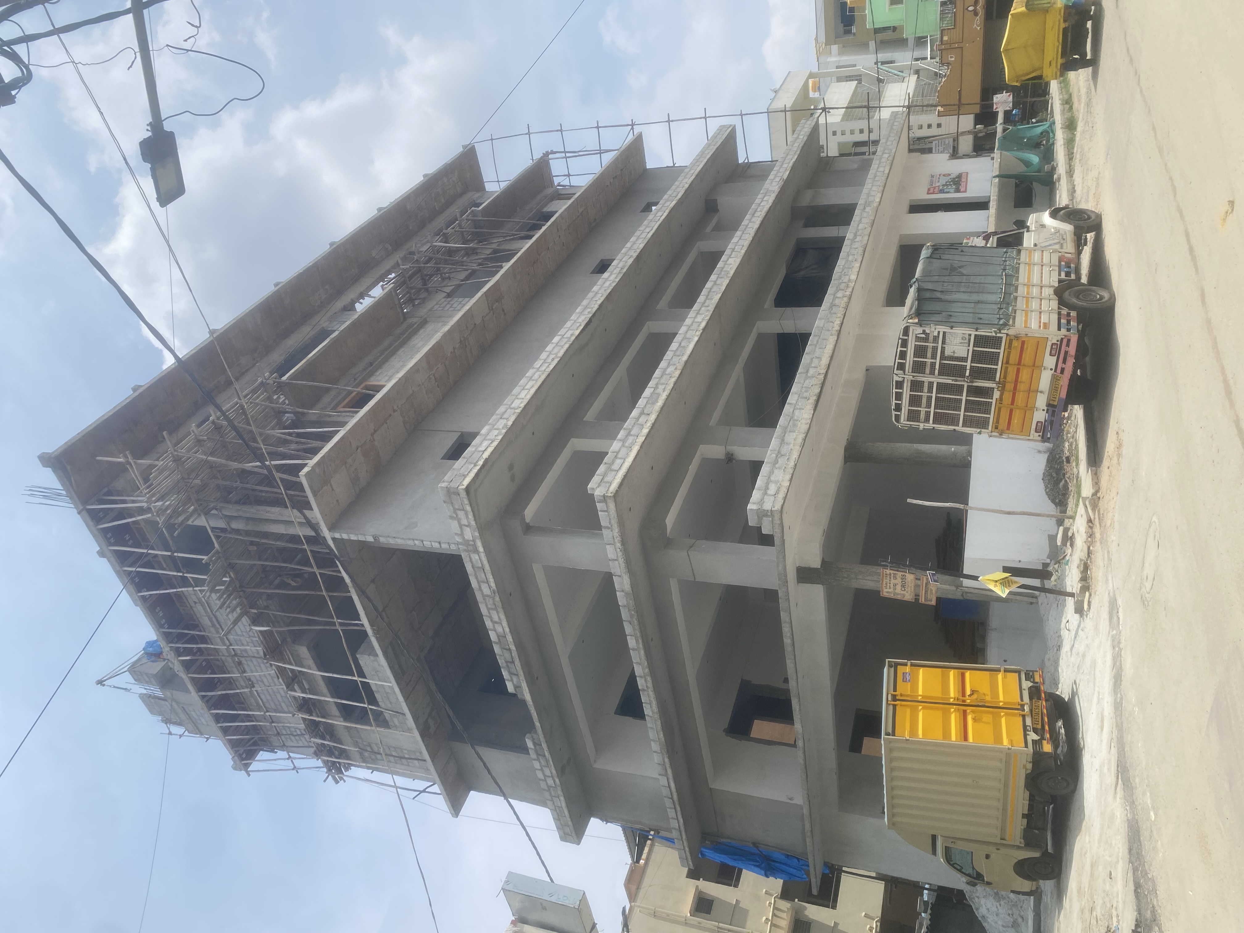 Commercial building with duplex